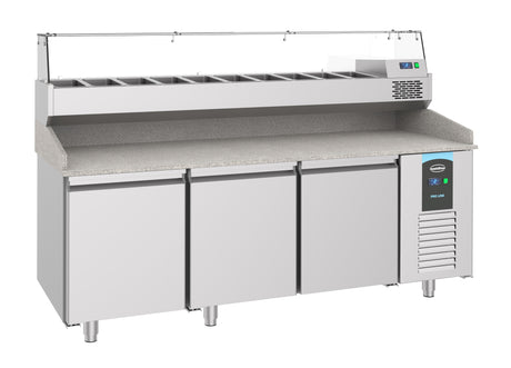 Combisteel Pizza Counter 3 Doors - 7489.5225 Pizza Prep Counters - 3 Door Combisteel   