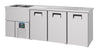 Combisteel Beer Counter 3 Doors 2L - 7489.5345 Bottle Cooler Beer Tap Counters Combisteel   