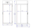 Combisteel Roll-In Refrigerator Stainless Steel Mono Block 700 Ltr - 7489.5430 Refrigeration Uprights - Single Door Combisteel   