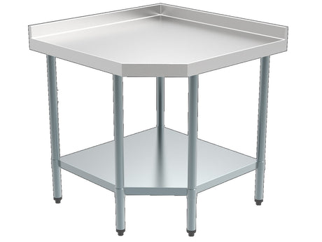 Combisteel 700 Corner Table Flat Packed 900/900 - 7490.0020 Stainless Steel Corner Tables & Units Combisteel   