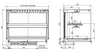 Combisteel Drop-In Cubic Heated Ceramic Display - Black 5/1 - 7495.0340 Combisteel Accessories & Spare Parts Combisteel   