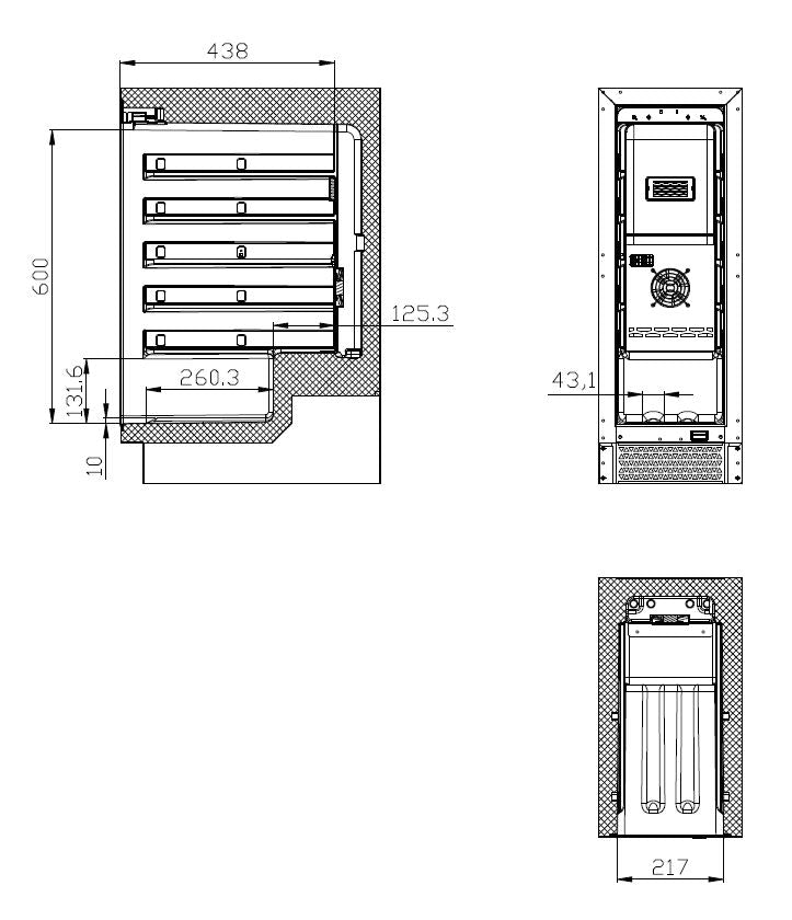 Combisteel Wine Cooler 50L Single Zone - 7525.0015 Wine Coolers Combisteel   