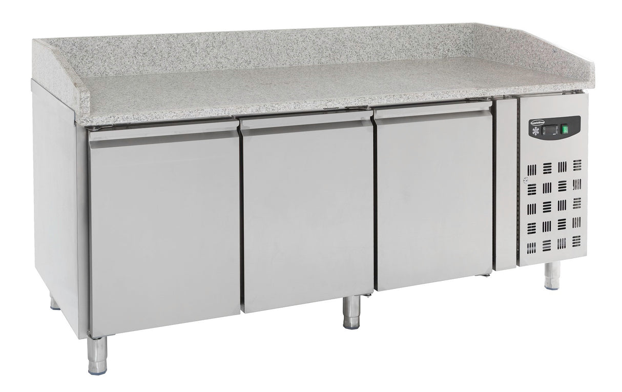 Combisteel Pizza Counter 3 Doors - 7950.0044 Pizza Prep Counters - 3 Door Combisteel   