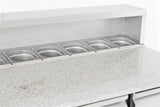 Combisteel Pizza Counter 3 Doors - 7950.0065 Pizza Prep Counters - 3 Door Combisteel   