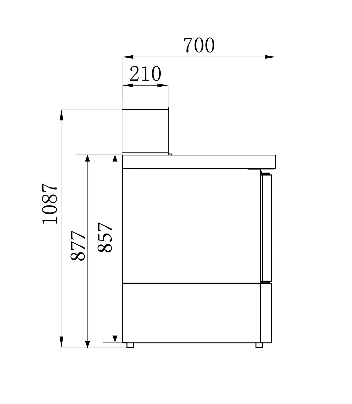 Combisteel Pizza Counter 3 Doors - 7950.0065 Pizza Prep Counters - 3 Door Combisteel   