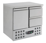 Combisteel Refrigerated Counter 1 Door/2 Drawers - 7950.0108 Counter Fridges With Drawers Combisteel   