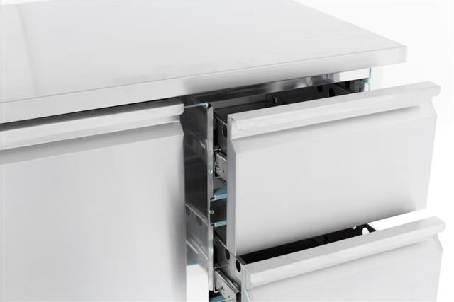 Combisteel Refrigerated Counter 1 Door/2 Drawers - 7950.0108 Counter Fridges With Drawers Combisteel   