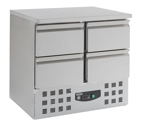 Combisteel Refrigerated Counter 4 Drawers - 7950.0110 Counter Fridges With Drawers Combisteel   