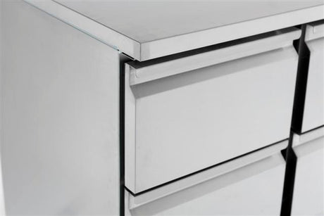 Combisteel Refrigerated Counter 4 Drawers - 7950.0110 Counter Fridges With Drawers Combisteel   