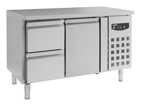 Combisteel 700 Refrigerated Counter 1 Door And 2 Drawers - 7950.0200 Counter Fridges With Drawers Combisteel   