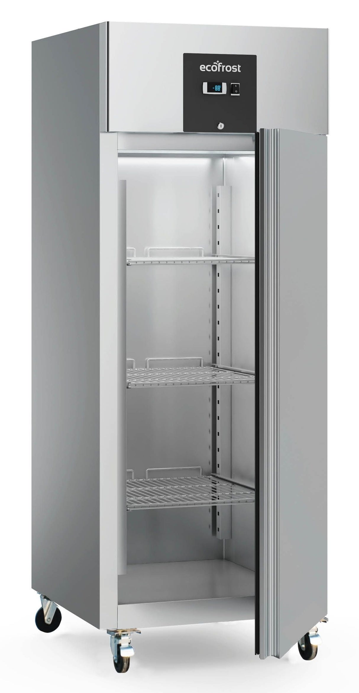 Combisteel Single Door Upright Storage Freezer Ventilated 650 Litre Stainless Steel - 7950.5015 Refrigeration Uprights - Single Door Combisteel   