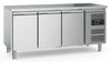 Combisteel 3 Triple Door Stainless Steel Counter Fridge 417Ltr - 7950.5040 Refrigerated Counters - Triple Door Combisteel   