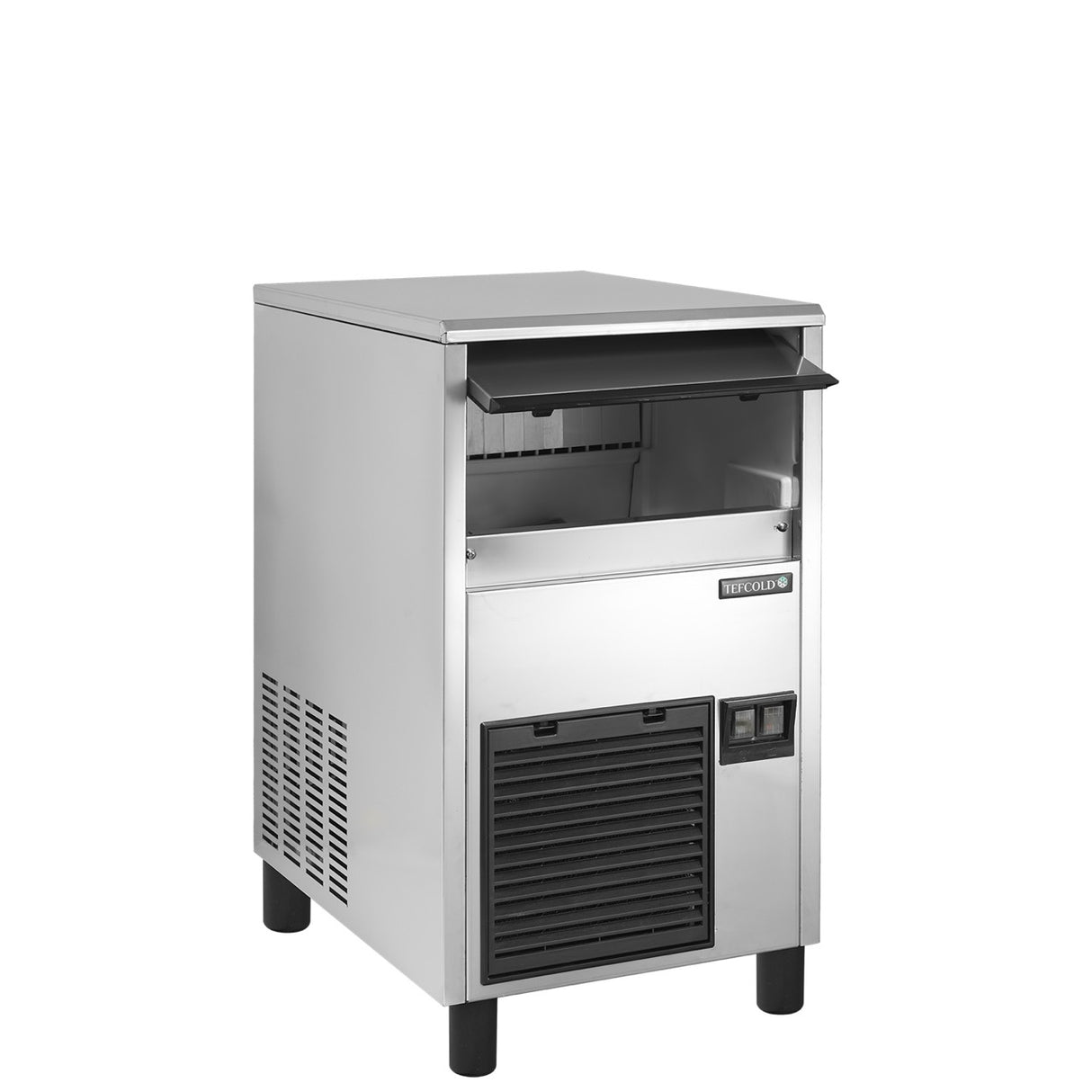 Tefcold Ice Maker Stainless Steel 26kg/24hr Output 8kg Storage - TC26 Ice Machines Tefcold