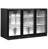 Tefcold Triple Door Bottle Cooler Hinged Doors - DB301H Triple Door Bottle Coolers Tefcold   