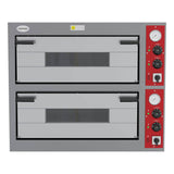 Empire Forno Premium Twin Deck Electric Pizza Oven 8 x 12 Inch - EMP-TDPO Twin Deck Pizza Ovens Empire   