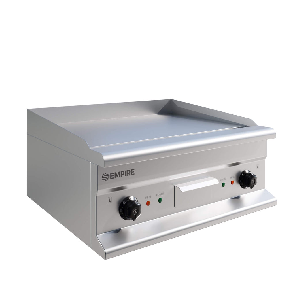 Empire Premium Flat Top Electric Griddle 600mm Wide - EMP-EG-600 Electric Griddles Empire   