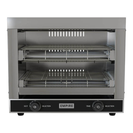 Empire Quartz Toaster Grill Salamander Twin Deck - EMP-QTZ-TOASTER2 Salamander Grills Empire   