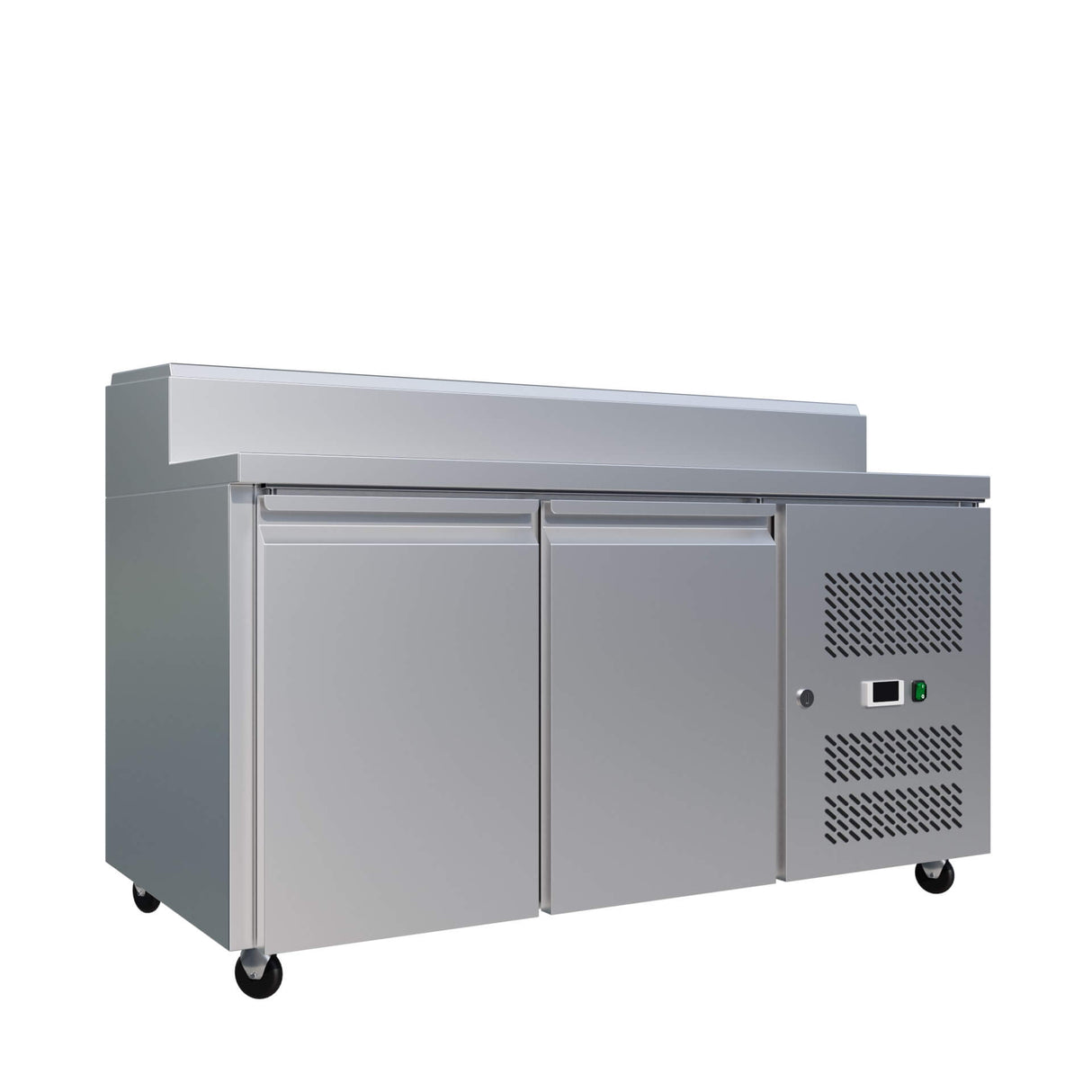 Empire Stainless Steel 2 Door Pizza Prep Table Refrigerator - SH2000-700 Pizza Prep Counters - 2 Door Empire   