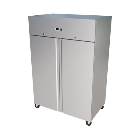 Empire Upright Double Door Stainless Steel Gastronorm Fridge 1200 Litre - EMP-GN1200SS Refrigeration Uprights - Double Door Empire   