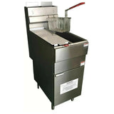 Hamoki Twin Tank Twin Basket Free Standing Gas Fryer 26 Litre 4 Burner - 101070 Freestanding Gas Fyers Hamoki   