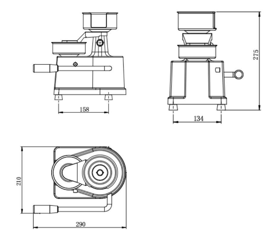 Empire Commercial Hamburger Press Patty Maker 100mm / 4 Inch Diameter - EMP-BP100 Hamburger Press Empire   