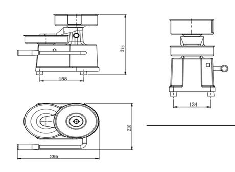 Empire Commercial Hamburger Press Patty Maker 150mm / 6 Inch Diameter - EMP-BP150 Hamburger Press Empire   