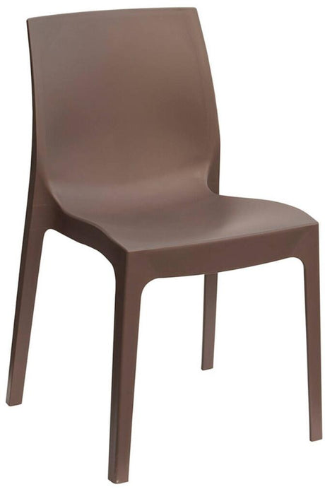 Tabilo Strata Polypropylene Chair - Moka Canteen / Break out chair Tabilo   