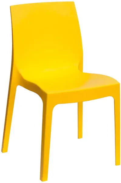 Tabilo Strata Polypropylene Chair - Yellow Canteen / Break out chair Tabilo   