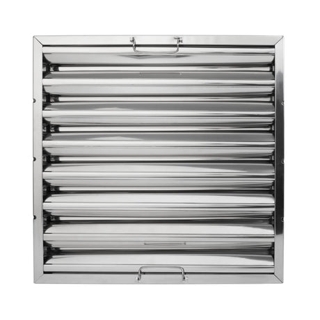 Kitchen Canopy Baffle Filter 495 x 495mm - AD768 Stainless Steel Canopy Baffle Filters Non Branded