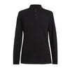 Brook Taverner Frederick Mens Long Sleeve Polo Shirt Black Size S - BA008-S Polo Shirts Brook Taverner   