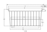 Extra Storage Basket For Empire Glass Display Chest Freezers - EMP-B420P Empire Accessories Empire   