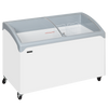 Tefcold Sliding Curved Glass Lid Chest Freezer - NIC400SCEB  Tefcold   