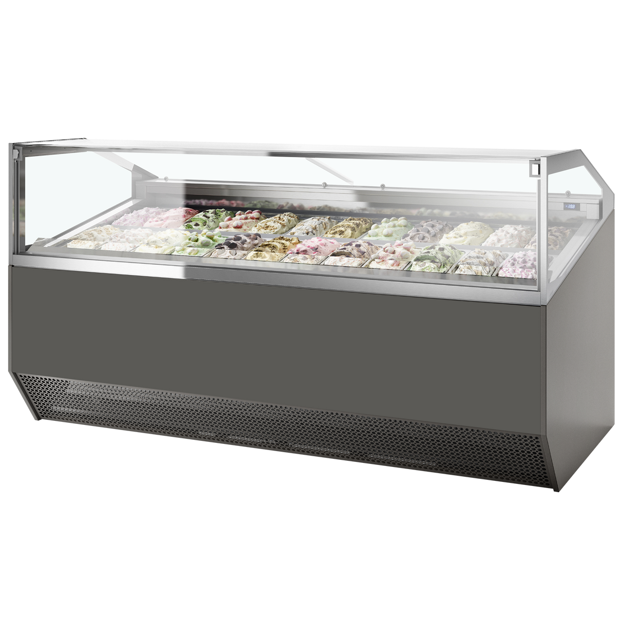 Isa Ventilated Scoop Ice Cream Display - SUPER CAPRI 12 Ice Cream Display Freezers ISA   