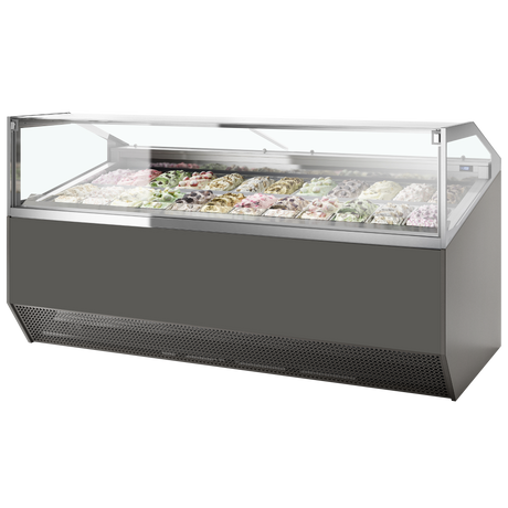 Isa Ventilated Scoop Ice Cream Display - SUPER CAPRI 12 Ice Cream Display Freezers ISA   