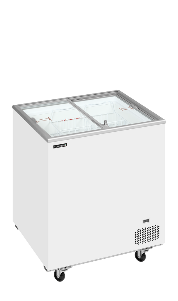 Tefcold Sliding Flat Glass Lid Chest Freezer - IC201SC  Tefcold   