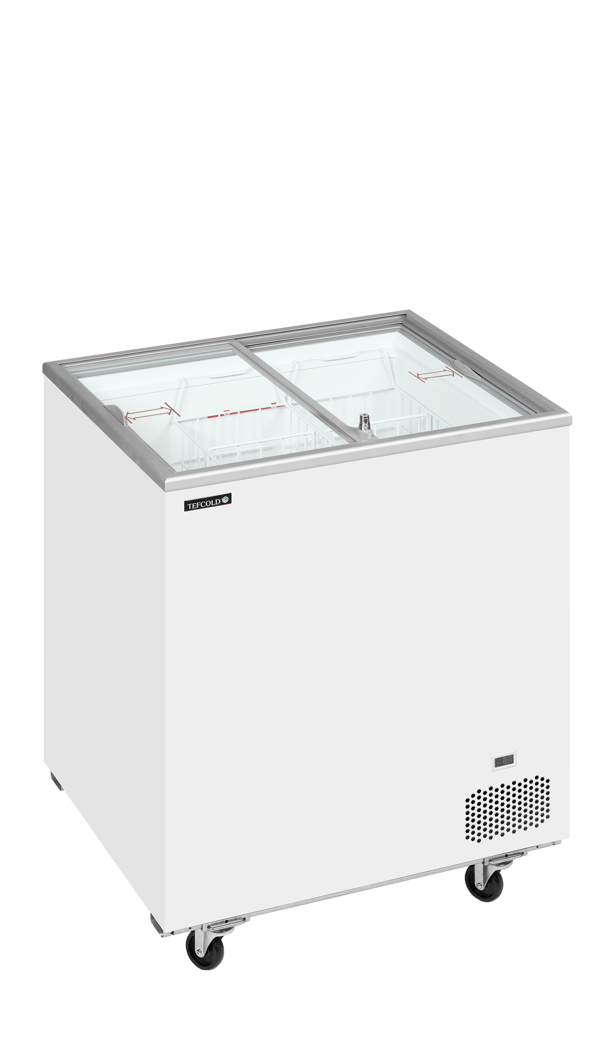 Tefcold Sliding Flat Glass Lid Chest Freezer - IC201SC  Tefcold   