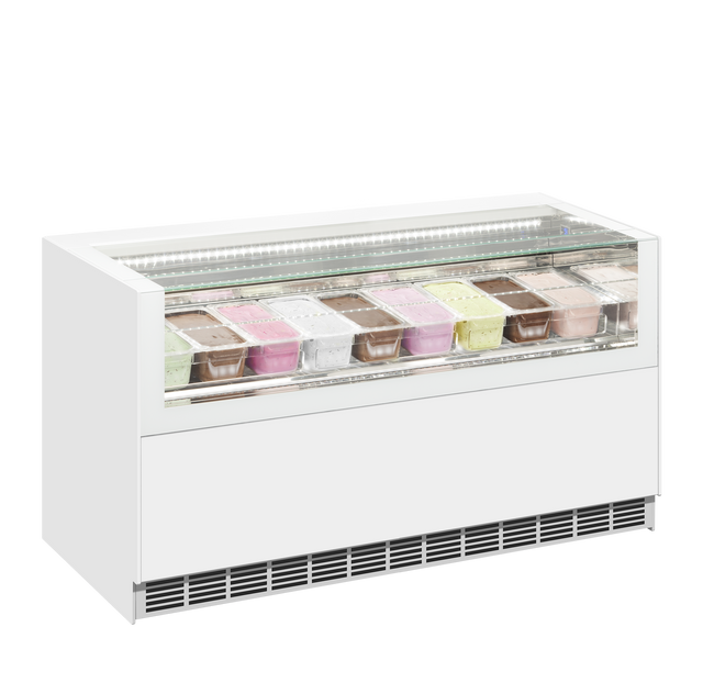 Isa Ventilated Scoop Ice Cream Display - ONESHOW FREE LARGE Ice Cream Display Freezers ISA   