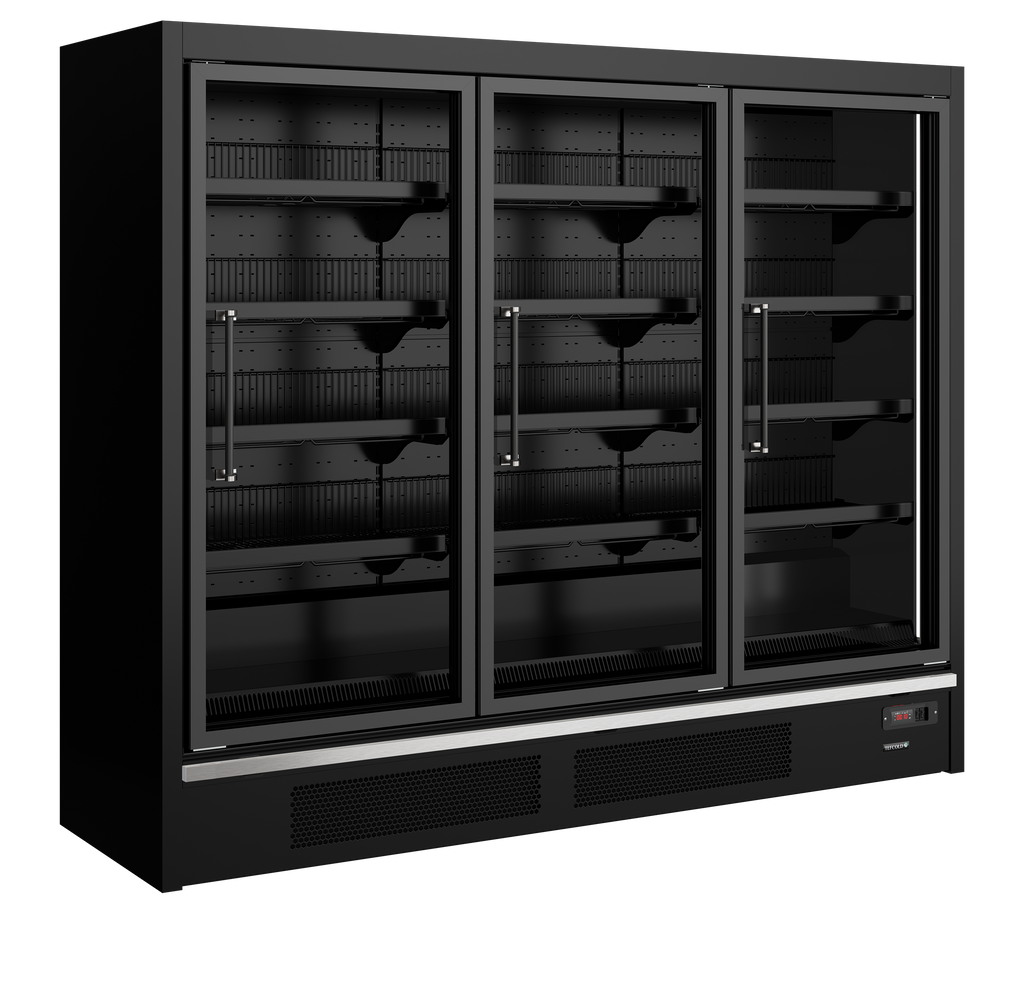 Tefcold Glass Door Freezer - Galaxy+ GPF3D Black  Tefcold   