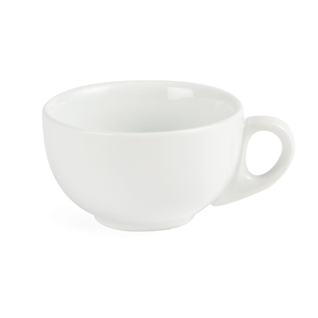 Olympia Whiteware Cappuccino Cups 10oz 284ml (Pack of 12) - CB462 Cups and Mugs Olympia