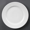 Olympia Whiteware Wide Rimmed Plates 310mm (Pack of 6) - CB483 Plates Olympia