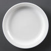 Olympia Whiteware Narrow Rimmed Plates 150mm (Pack of 12) - CB486 Plates Olympia