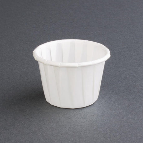 4 Aces Recyclable Paper Sauce Pots Small 1oz (Pack of 250) - CX080 Condiment Pots & Soup Cups 4 Aces   