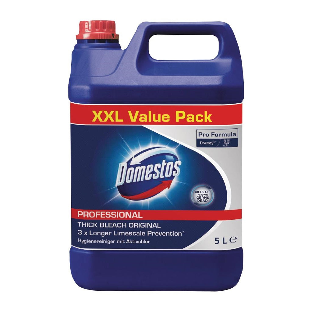 Domestos Professional Original Bleach Concentrate 5Ltr - CX800  Pro-Formula   