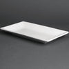 Olympia Whiteware Serving Rectangular Platters 250x 150mm (Pack of 4) - CC894 Plates Olympia