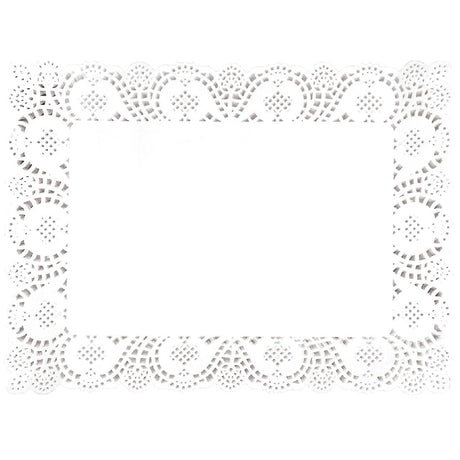 Olympia Rectangular Paper Doilies 400mm (Pack of 250) - CE994 Pastry Doilies Olympia   