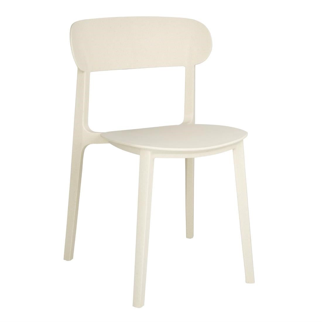 Bolero Eden Side Chair (Pack of 2) - CH940 Plastic Chairs Bolero   