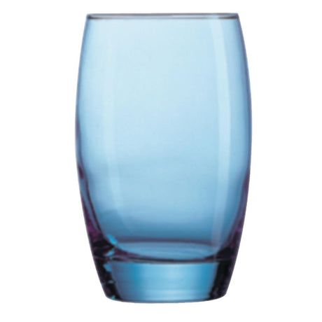 Arcoroc Salto Ice Blue Hi Balls Glasses 350ml (Pack of 24) - CJ483 Arcoroc Hi Balls and Tumblers Arcoroc   