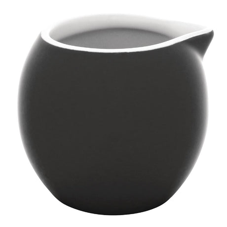 Olympia Cafe Milk Jug Charcoal - 70ml 2.36fl oz (Box 6) - CM757 Olympia Crockery Olympia   