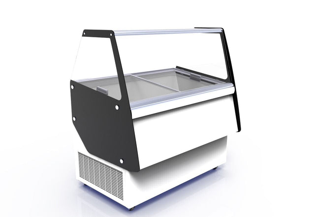 Combisteel Ibiza Ice Cream Counter Display Freezer 8 x 5 Litre - 7472.0140 Ice Cream Display Freezers Combisteel   