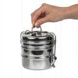 Utopia 3 Tier Tiffin Tin 115mm (Pack of 6) - CS079  Utopia   